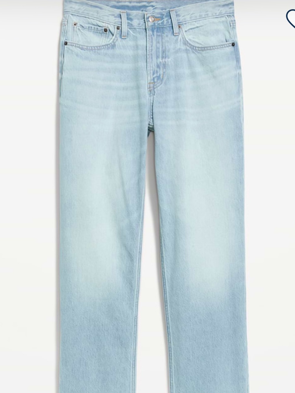 36 x 34 Old Navy Pale Blue Straight Jeans